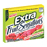 Extra Fruit Sensations sweet watermelon sugar free gum Picture